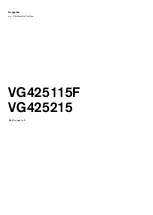 Gaggenau VG425115F Information For Use preview