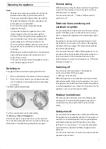 Preview for 9 page of Gaggenau VG425311SG Instruction Manual