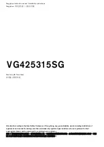 Gaggenau VG425315SG Instruction Manual preview