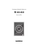 Gaggenau VI 411-610 Operating And Assembly Instructions Manual preview