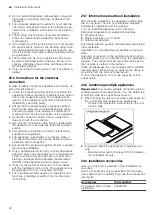 Предварительный просмотр 32 страницы Gaggenau VI414105 User Manual And Installation Instructions