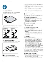 Предварительный просмотр 32 страницы Gaggenau VI462105 User Manual And Installation Instructions