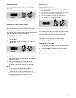 Предварительный просмотр 9 страницы Gaggenau VK 230 Instruction Manual