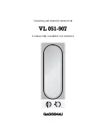 Preview for 1 page of Gaggenau VL 051-907 Operating And Assembly Instructions Manual