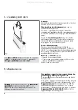 Preview for 9 page of Gaggenau VL040-707 Operating And Assembly Instructions Manual