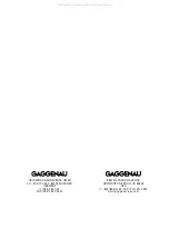 Preview for 15 page of Gaggenau VL040-707 Operating And Assembly Instructions Manual