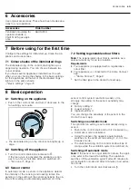 Preview for 7 page of Gaggenau VL414115 User Manual And Installation Instructiions