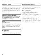 Preview for 8 page of Gaggenau VP 414 611 Use And Care Manual