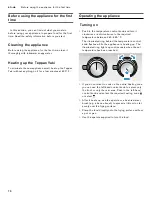 Preview for 10 page of Gaggenau VP 414 611 Use And Care Manual