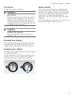 Preview for 11 page of Gaggenau VP 414 611 Use And Care Manual