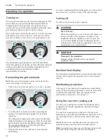 Preview for 14 page of Gaggenau VR 414 611 Use And Care Manual