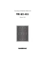 Gaggenau VR 421-611 Operating And Assembly Instructions Manual preview