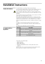 Предварительный просмотр 25 страницы Gaggenau WD200140 Instruction Manual And Installation Instructions