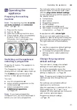 Preview for 41 page of Gaggenau WM260162CN Instruction Manual And Installation Instructions