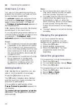 Preview for 44 page of Gaggenau WM260162CN Instruction Manual And Installation Instructions