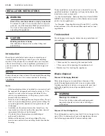 Предварительный просмотр 14 страницы Gaggenau WM262700 Use And Care Manual / Installation Instructions