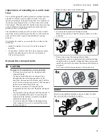 Preview for 17 page of Gaggenau WM262700 Use And Care Manual / Installation Instructions