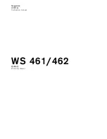 Preview for 1 page of Gaggenau WS 461 Instruction Manual