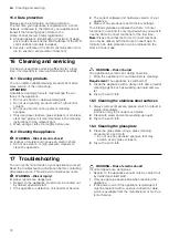 Preview for 12 page of Gaggenau WS061102 User Manual And Installation Instructions