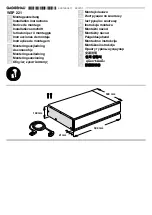 Gaggenau WSP 221 Installation Instructions Manual preview