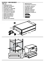 Gaggenau WSP221110 Installation Instructions Manual preview