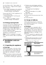 Preview for 12 page of Gaggenau WT260110 User Manual