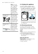 Preview for 16 page of Gaggenau WT260110 User Manual