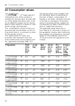 Preview for 62 page of Gaggenau WT260110 User Manual