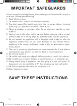 Preview for 2 page of Gaggia Milano BRERA Operating Instructions Manual