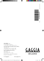 Preview for 36 page of Gaggia Milano CLASSIC Operating Instructions Manual