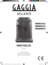 Preview for 1 page of Gaggia Milano NAVIGLIO HD8749 User Manual