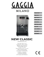 Предварительный просмотр 2 страницы Gaggia Milano NEW CLASSIC RI9480 Operating Instructions Manual