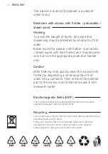 Preview for 14 page of Gaggia Milano RI9481 Operating Instructions Manual