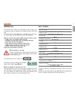 Preview for 3 page of Gaggia 10001280 Operating Instructions Manual