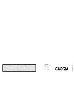 Preview for 4 page of Gaggia 10001455 Operating Instructions