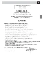 Preview for 85 page of Gaggia 10001707 Operation And Maintenance Manual