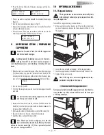 Предварительный просмотр 31 страницы Gaggia 10001802 Operating Instructions Manual