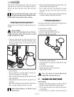 Предварительный просмотр 32 страницы Gaggia 10001802 Operating Instructions Manual