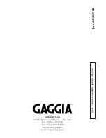 Preview for 132 page of Gaggia 10001802 Operating Instructions Manual