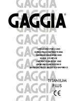 Gaggia 9026SC0B0011 Operating Instructions Manual preview