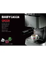 Preview for 1 page of Gaggia 9327GB0B0005 Operating Instructions Manual