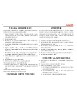 Preview for 2 page of Gaggia 9327GB0B0005 Operating Instructions Manual