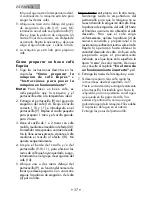 Предварительный просмотр 41 страницы Gaggia Achille Operating Instructions Manual