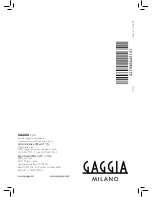 Preview for 72 page of Gaggia Anima Operating Instructions Manual