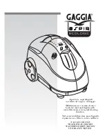 Preview for 1 page of Gaggia Aspir Ecologic User Manual