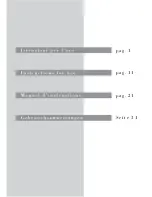 Preview for 3 page of Gaggia Aspir Ecologic User Manual