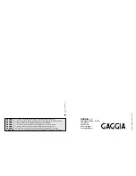 Preview for 4 page of Gaggia BONITA TIMER Operating Instructions Manual