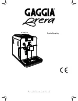 Предварительный просмотр 1 страницы Gaggia Brena Manual