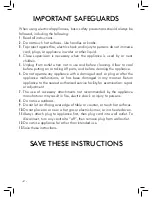 Preview for 2 page of Gaggia Brera Operating Instructions Manual