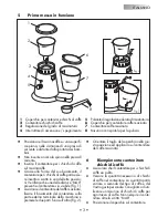 Preview for 4 page of Gaggia Coffee Grinder Mod. MM Steel Operating Instructions Manual